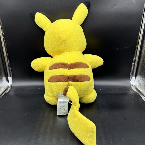 Pikachu Pokemon Build A Bear Workshop Large Plush 18" Stuffed Animal Toy 2017 - Picture 2 of 8